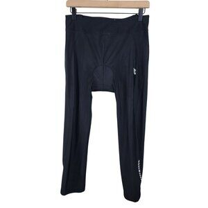 Baleaf Cropped Cycling Pants Black   Women L  Padded Capri Biking